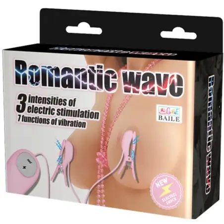 Romantic Wave Pinzas con Vibración y Electroshock | Baile