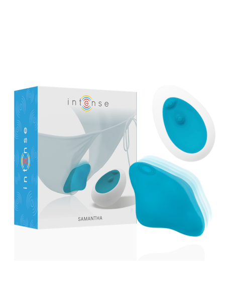 INTENSE - SAMANTHA PANTIE CONTROL REMOTO AZUL 