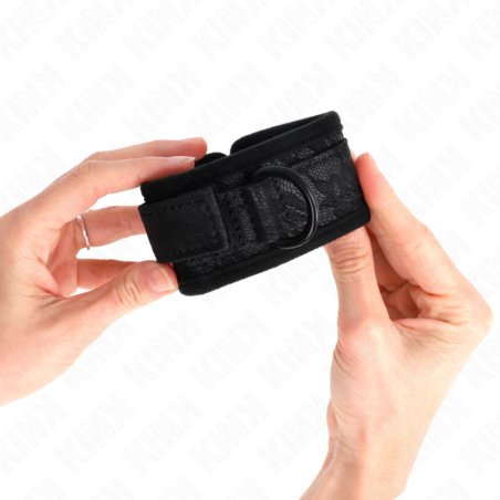 KINK - MUÑEQUERAS DE ENCAJE Y NEOPRENO AJUSTABLE NEGRO 20-29 CM X 5 CM KINK WRIST RESTRAINT