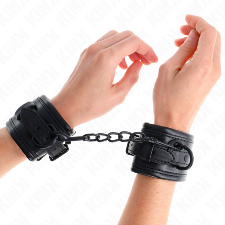 KINK - MUÑEQUERAS AJUSTABLE NEGRO 20-30 CM X 6 CM KINK WRIST RESTRAINT