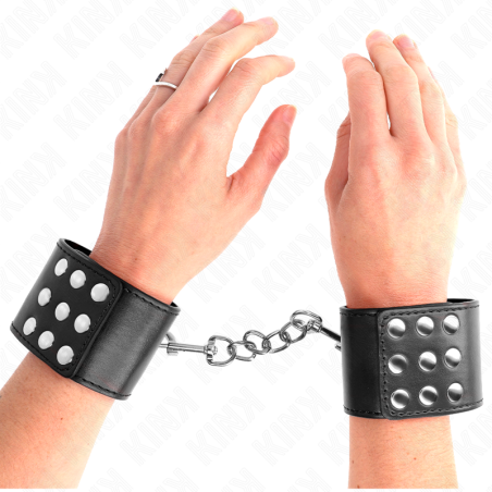 KINK - MUÑEQUERAS CON CIERRE A PRESIÓN AJUSTABLE NEGRO 19-24 CM X 5.5 CM KINK WRIST RESTRAINT
