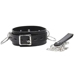 OHMAMA FETISH - COLLAR SUMISION CON 3 ANILLAS