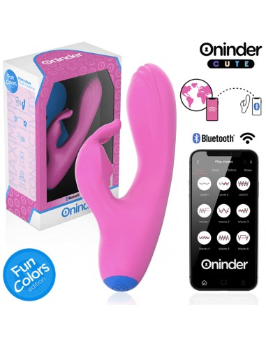 ONINDER CUTE - LOVE BUNNY VIBRADOR PUNTO G Y CLITORIS - APP MUNDIAL GRATUITA 