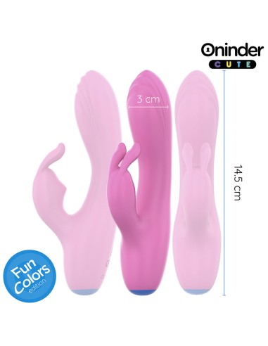 ONINDER CUTE - LOVE BUNNY VIBRADOR PUNTO G Y CLITORIS - APP MUNDIAL GRATUITA 