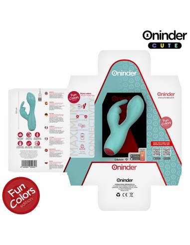 ONINDER CUTE - LOVE BUNNY VIBRADOR PUNTO G Y CLÍTORIS - APP MUNDIAL GRATUITA 