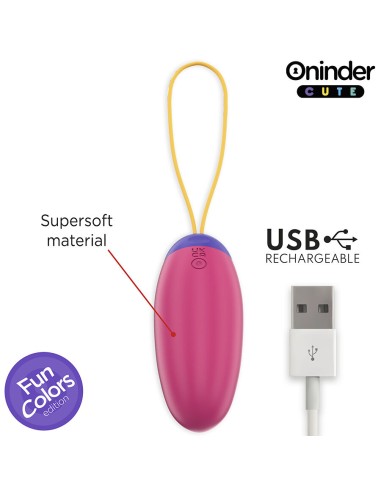 ONINDER CUTE - LOVE PLEASURE HUEVO VIBRO-WAVE TAPPING SILICONA - APP MUNDIAL GRATUITA 