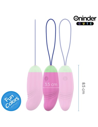 ONINDER CUTE - LOVE PLEASURE HUEVO VIBRO-ROTADOR 360 SILICONA - APP MUNDIAL GRATUITA 
