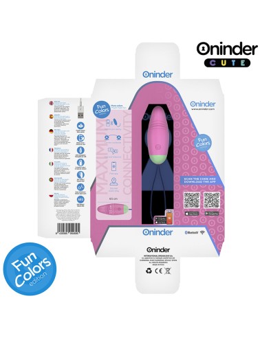 ONINDER CUTE - LOVE PLEASURE HUEVO VIBRO-ROTADOR 360 SILICONA - APP MUNDIAL GRATUITA 