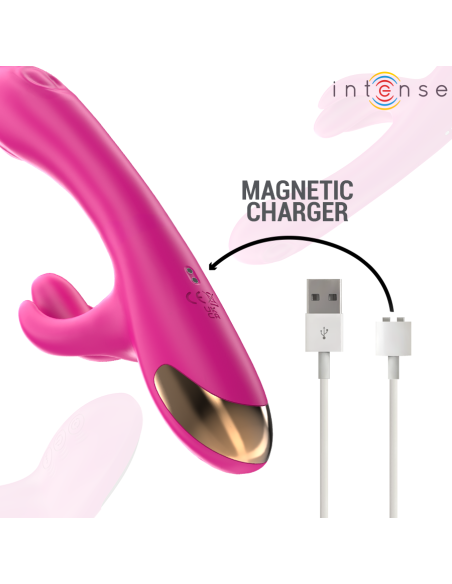 INTENSE - BRITNEY VIBRADOR MULTIFUNCIÓN RABBIT 23 CM ROSA 