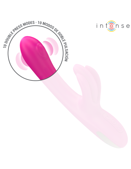 INTENSE - BRITNEY VIBRADOR MULTIFUNCIÓN RABBIT 23 CM ROSA 