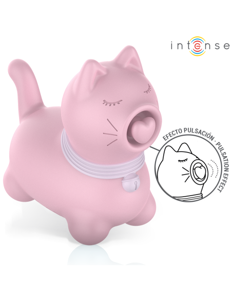 INTENSE - MARIE ESTIMULADOR CON LENGUA EFECTO PULSACIÓN ROSA 