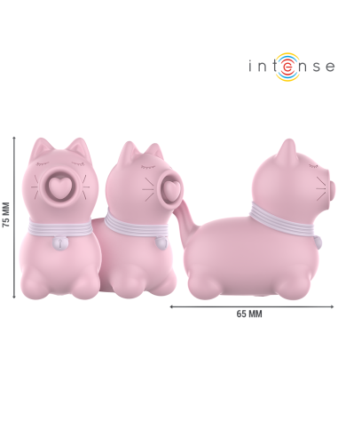 INTENSE - MARIE ESTIMULADOR CON LENGUA EFECTO PULSACIÓN ROSA 