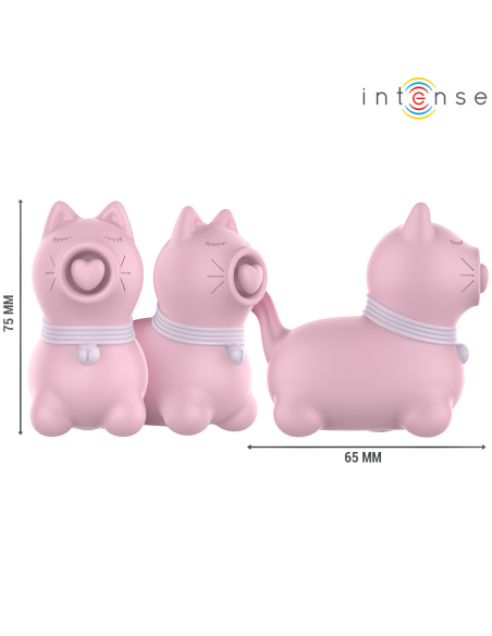 INTENSE - MARIE ESTIMULADOR CON LENGUA EFECTO PULSACIÓN ROSA 