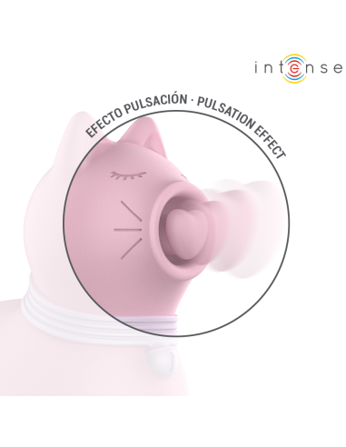 INTENSE - MARIE ESTIMULADOR CON LENGUA EFECTO PULSACIÓN ROSA 