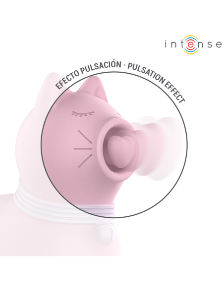INTENSE - MARIE ESTIMULADOR CON LENGUA EFECTO PULSACIÓN ROSA 