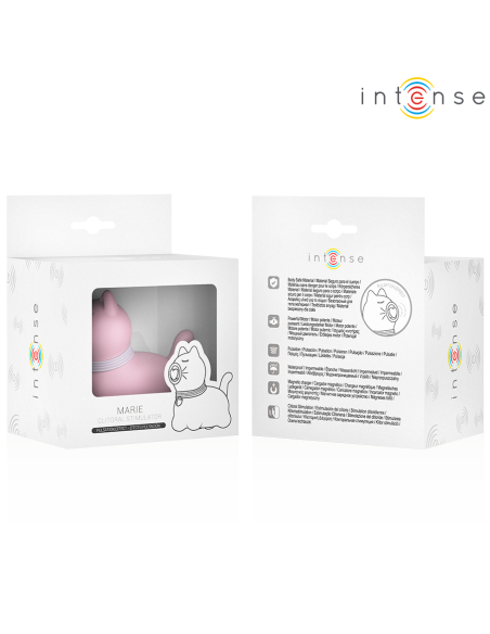 INTENSE - MARIE ESTIMULADOR CON LENGUA EFECTO PULSACIÓN ROSA 