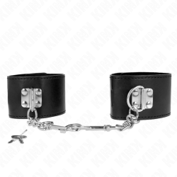 KINK - MUÑEQUERAS CON CIERRE CANDADO NEGRO AJUSTABLE 16-23 CM X 5.5 CM KINK WRIST RESTRAINT