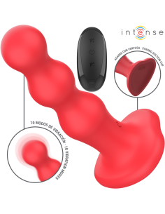 INTENSE - CODY VIBRADOR CON VENTOSA ROJO CONTROL REMOTO 2