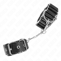 KINK - MUÑEQUERAS FINAS EN FORMA DE BISAGRA NEGRO AJUSTABLE 16-22 CM X 3.5 CM KINK WRIST RESTRAINT 2