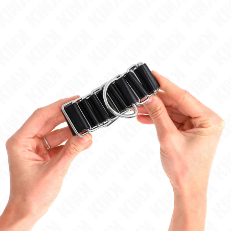 KINK - MUÑEQUERAS FINAS EN FORMA DE BISAGRA NEGRO AJUSTABLE 16-22 CM X 3.5 CM KINK WRIST RESTRAINT