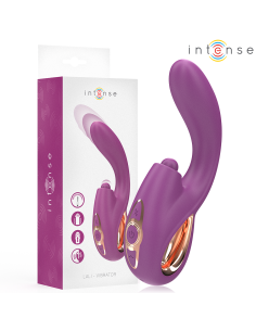 INTENSE - LALI VIBRADOR PUNTO G MULTIFUNCIÓN ESTIMULACIÓN & EMPUJE & VIBRACIÓN MORADO