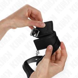 KINK - MUÑEQUERAS ESTILO SERPIENTE NEGRO AJUSTABLE 20-28 CM X 5.4 CM KINK WRIST RESTRAINT 2