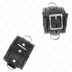 KINK - MUÑEQUERAS ESTILO HEAVY FORRO NEGRO AJUSTABLE 20-30 CM X 6 CM KINK WRIST RESTRAINT 2