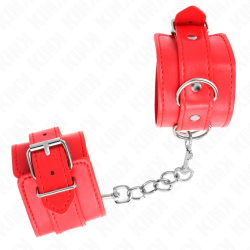 KINK - MUÑEQUERAS SENCILLAS ROJO AJUSTABLE 20-23 CM X 5.5 CM KINK WRIST RESTRAINT 2