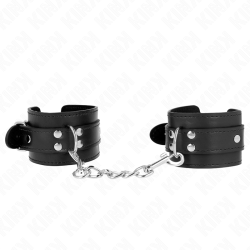KINK - MUÑEQUERAS SENCILLAS NEGRO AJUSTABLE 20-23 CM X 5.5 CM KINK WRIST RESTRAINT