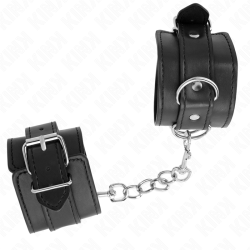 KINK - MUÑEQUERAS SENCILLAS NEGRO AJUSTABLE 20-23 CM X 5.5 CM KINK WRIST RESTRAINT 2