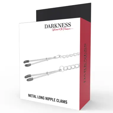 Pinzas Ajustables para Pezones Metal - BDSM | Darkness
