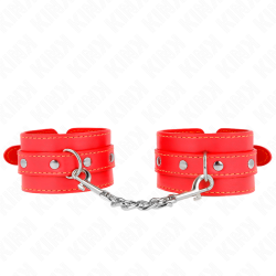KINK - MUÑEQUERAS FINAS ROJO AJUSTABLE 21-33 CM KINK WRIST RESTRAINT