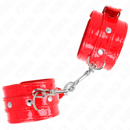 KINK - MUÑEQUERAS CON TACHUELAS ROJO AJUSTABLE 23-33 CM KINK WRIST RESTRAINT