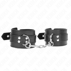 KINK - MUÑEQUERAS CON TACHUELAS NEGRO 35 X 6 CM KINK WRIST RESTRAINT