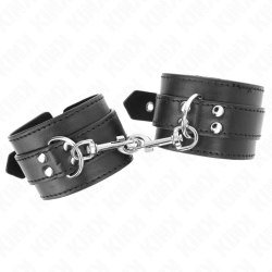 KINK - MUÑEQUERAS CON TACHUELAS NEGRO 35 X 6 CM KINK WRIST RESTRAINT 2
