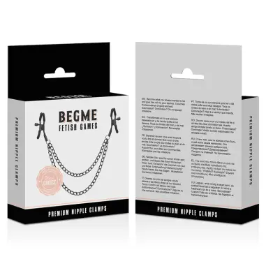Red Edition Pinzas Pezones con Cadena - BDSM | Begme