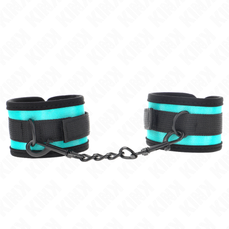 KINK - MUÑEQUERAS NEGRO-AZUL AJUSTABLE 18-32 CM X 5 CM KINK WRIST RESTRAINT