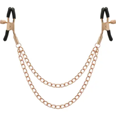 Fantasy Pinzas Metalicas Pezones con Cadena - BDSM