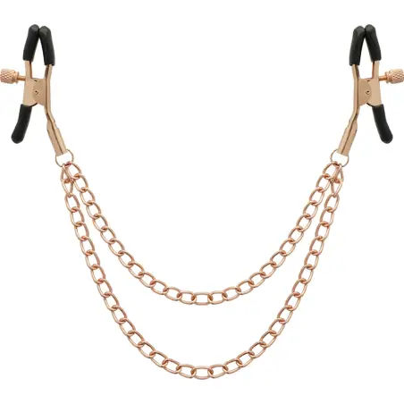 Fantasy Pinzas Metalicas Pezones con Cadena - BDSM