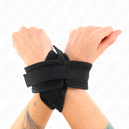 KINK - MUÑEQUERAS CRUZADA NEGRO 34 X 5.5 CM KINK WRIST RESTRAINT