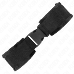 KINK - MUÑEQUERAS NYLON NEGRO MODELO 1 AJUSTABLE 25-35 CM X 6 CM KINK WRIST RESTRAINT 2