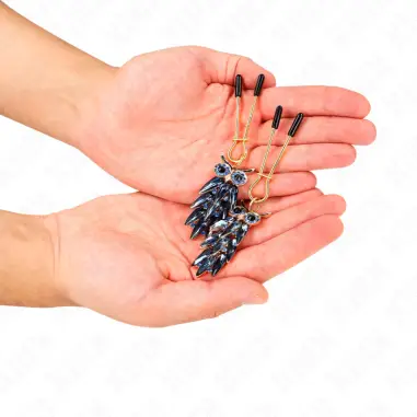 Pinzas para Pezones con Colgante de Búho 6 cm - BDSM | KINK
