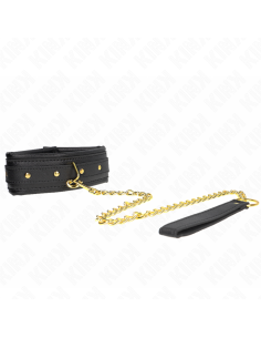 KINK - COLLAR CON CORREA ESPONJA IMITACIÓN CUERO MODELO 1 AJUSTABLE 37-54 CM X 3 CM 2