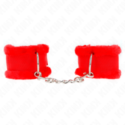 KINK - MUÑEQUERAS FORRADA ROJO AJUSTABLE 17-31 CM X 7 CM KINK WRIST RESTRAINT