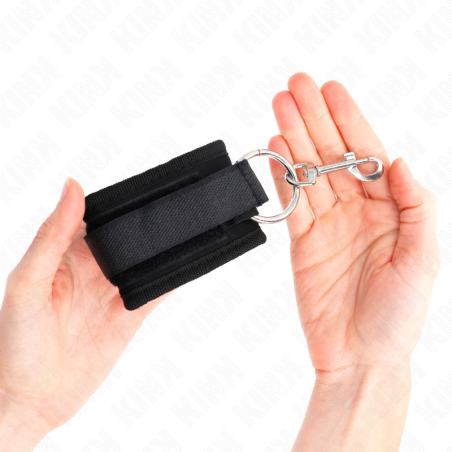 KINK - MUÑEQUERAS NEGRO AJUSTABLE 18-35 CM X 6 CM KINK WRIST RESTRAINT