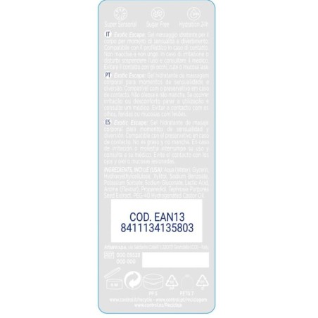 CONTROL - 2 EN 1 MASSAGE & PLEASURE EXOTIC 200 ML CONTROL LUBES