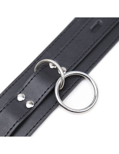 OHMAMA FETISH - COLLAR SUMISION CON 3 ANILLAS 