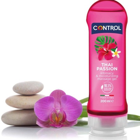 CONTROL - 2 EN 1 MASSAGE & PLEASURE THAI PASSION 200 ML CONTROL LUBES