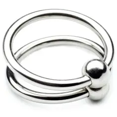 METAL HARD - ANILLA DOBLE ACERO 30MM 2