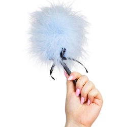 SECRETPLAY - PLUMERO MARABU AZUL CELESTE SECRETPLAY 100% FETISH